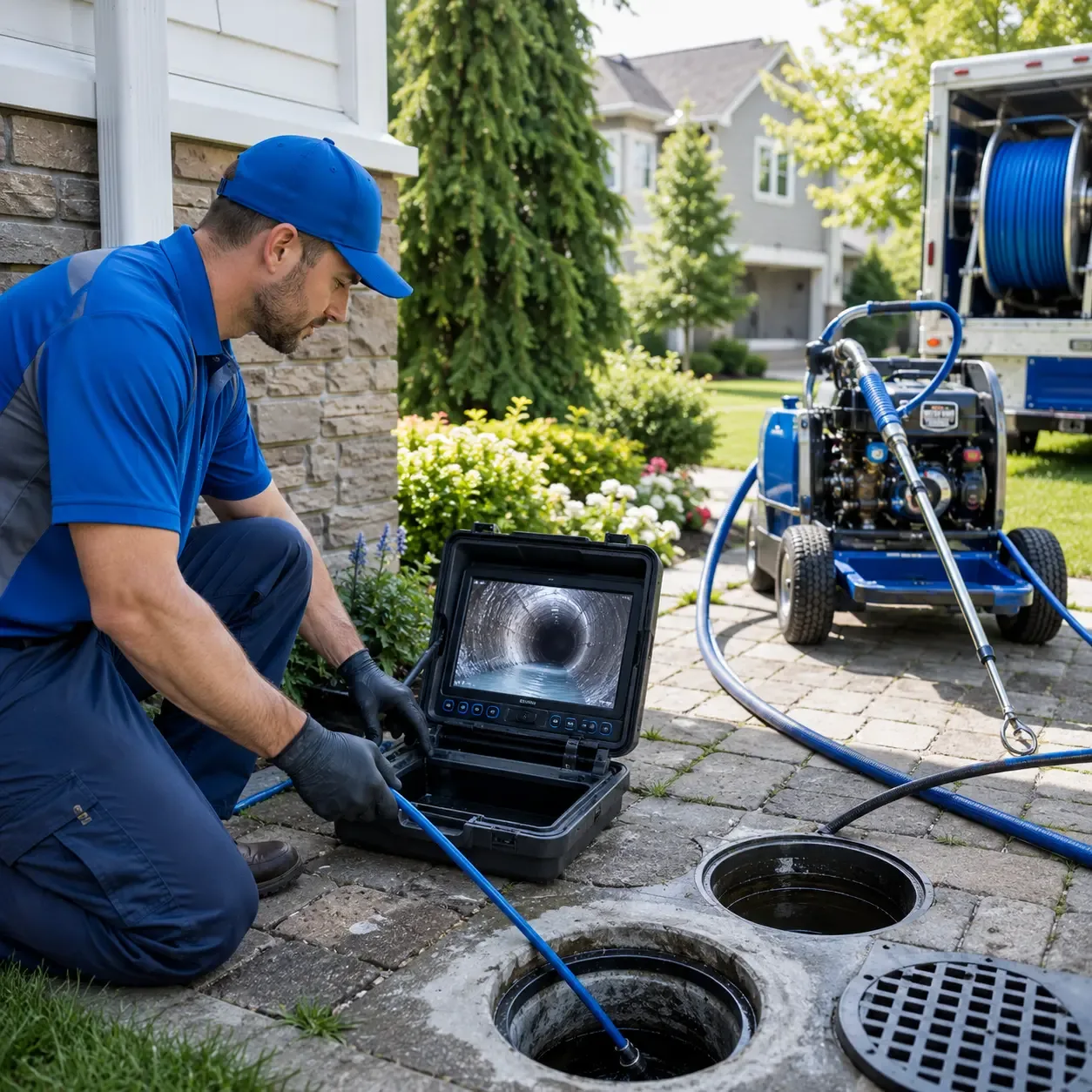 Outdoor drain cleaning professionals serving Fort Totten, ND